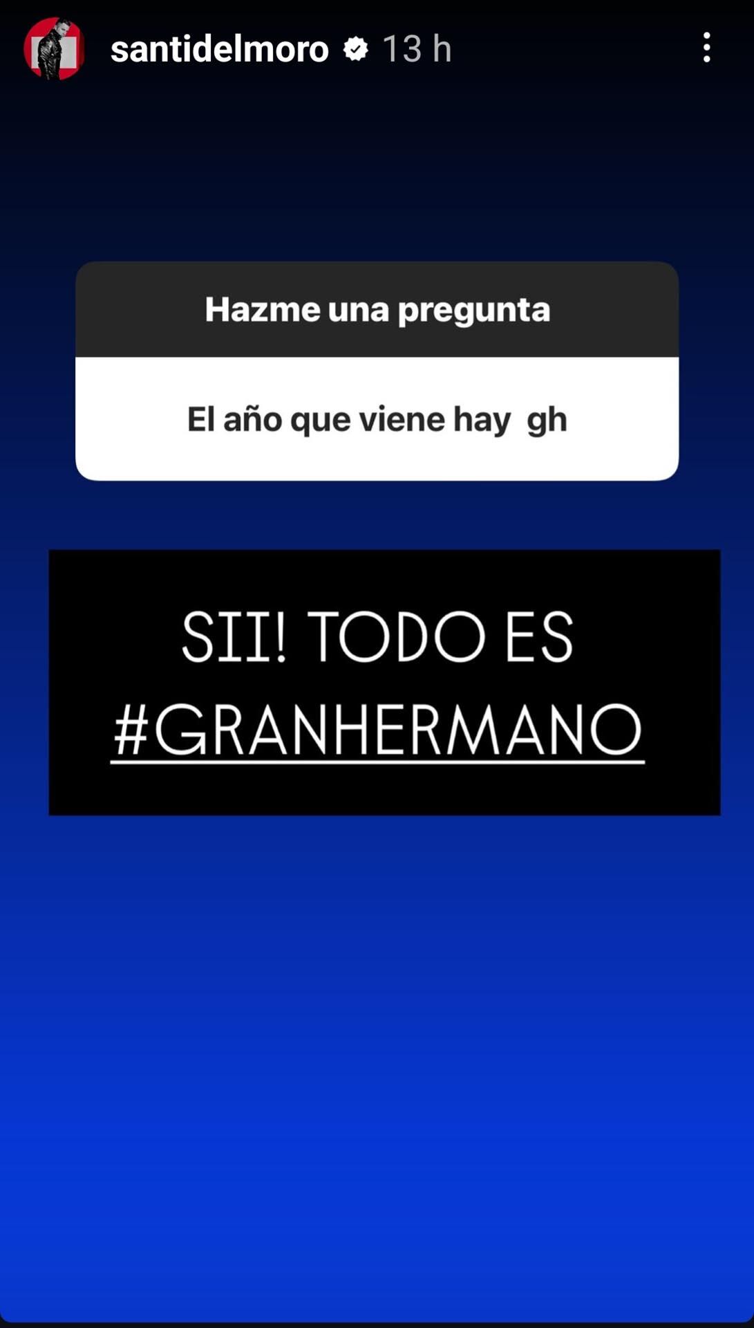 Instagram de Santiago del Moro, preguntas y respuestas