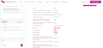 Pedro Arturo está adscrito como asesor en la Secretaría de Gobierno, donde le pagan más de seis mil pesos. (Portal de Transparencia)