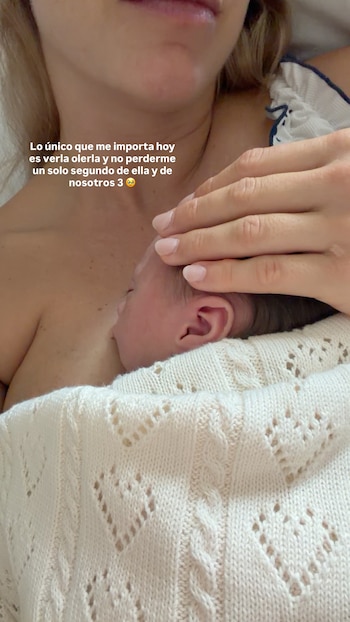 "Lo único que me importa hoy es verla, olerla y no perderme un solo segundo de ella", cuenta Juli Puente