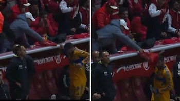 Gignac es agredido por un