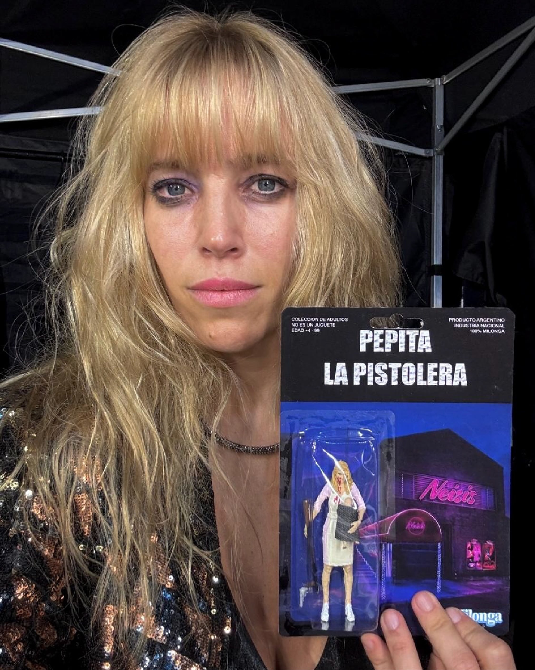 Luisana Lopilato mostró las fotos del detrás de escena de Pepita la Pistolera (Instagram)