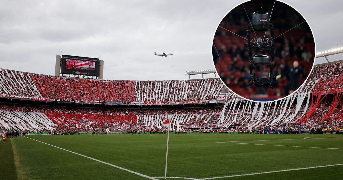 La innovadora Spider-Cam revoluciona el fútbol argentino: así fue su debut en el Superclásico