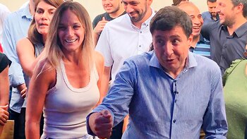 Malena Galmarini y Daniel Arroyo