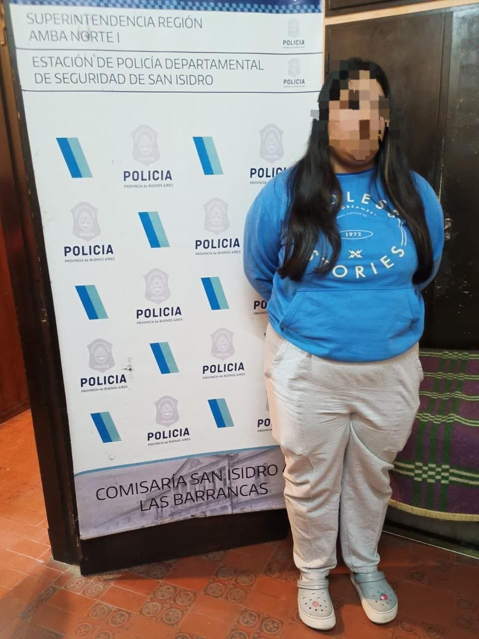 Tamara Lovaiza, la hermana de Katerine: fue aprehendida y luego liberada