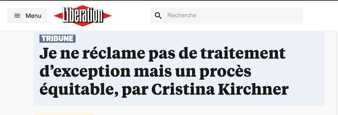 Captura de noticia en Libération (Captura de noticia en Libération)