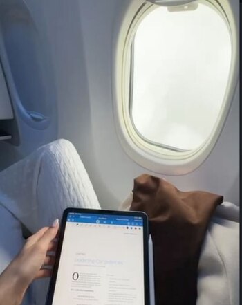 La exreina presumió en sus