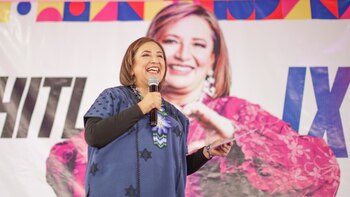 Gálvez estuvo en Querétaro. (Prensa/Xóchitl