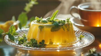 La gelatina de té de