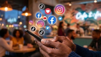 República Dominicana registró un 91% de penetración de internet y 10.5 millones de usuarios hasta octubre de 2025, con consumo noticioso móvil y audiovisual. (Cortesía: Gemini)