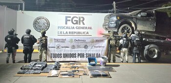 Aseguran cuatro vehículos blindados y armas tras operativos en Culiacán, Sinaloa
