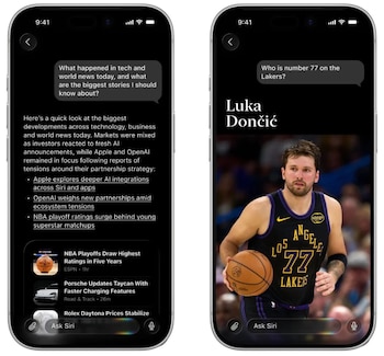 Apple presenta una Siri totalmente renovada. (Bloomberg)