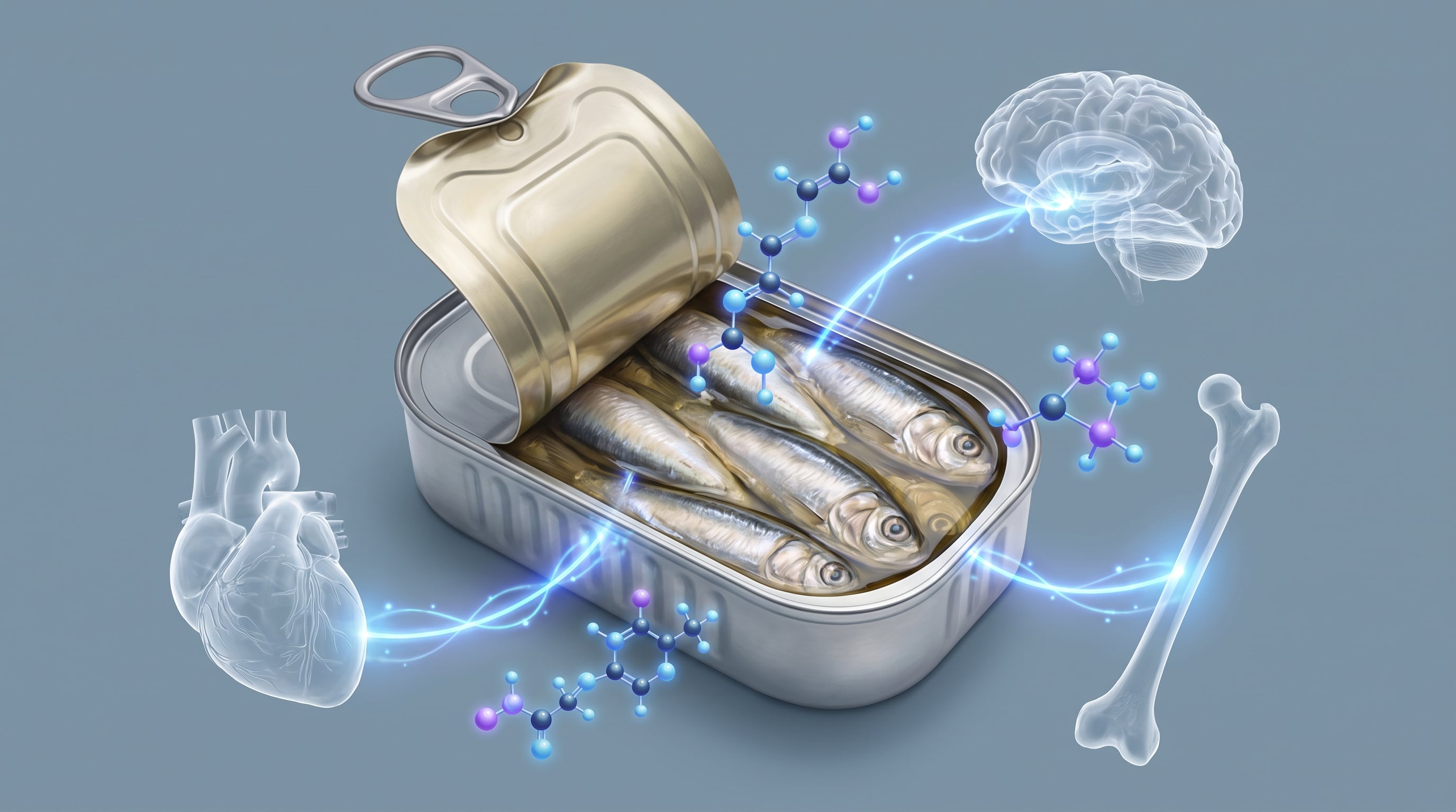 Las sardinas en lata concentran proteínas, grasas saludables, vitaminas y minerales en una porción pequeña (Imagen Ilustrativa Infobae)