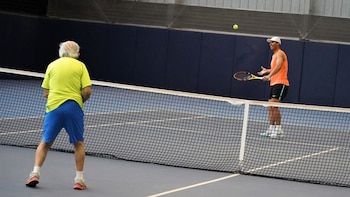 Nadal, during a recent rally