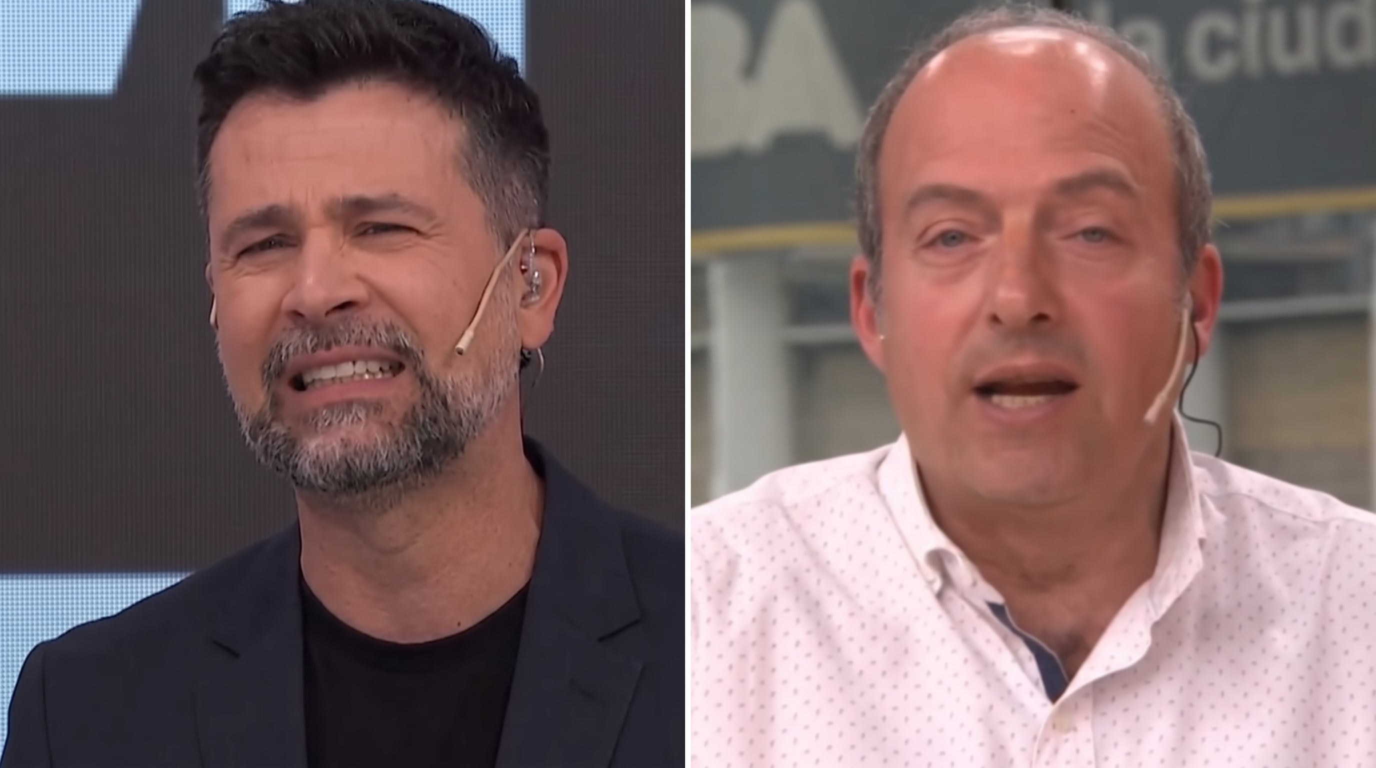 Los periodistas Santiago Do Rego y Fernando Confessore. El primero contó cómo comenzó la vocación del meteorólogo