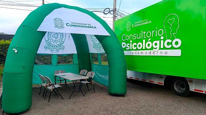 Así es el consultorio psicológico móvil que se desplazará en Cundinamarca - crédito Universidad de Cundinamarca