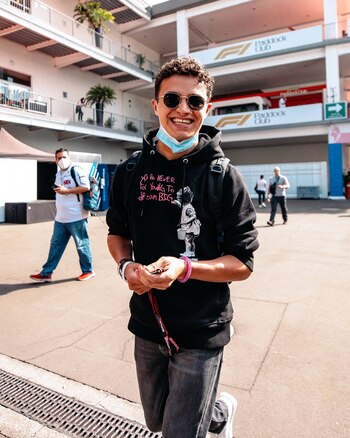 Lando Norris en México. (Foto: