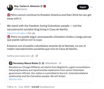 El congresista republicano Carlos Giménez