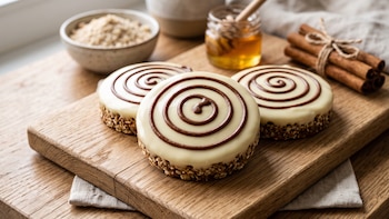 Snack de avena con canela y chocolate blanco: delicioso, fácil y listo en solo 15 minutos