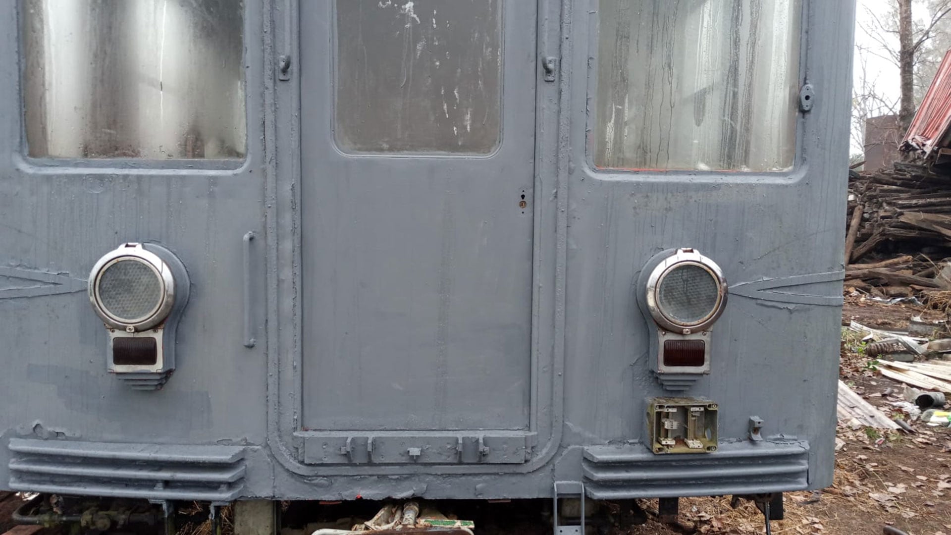 Antes de trasladarlo, el desarrollador del barrio privado le pidió a Juan que lo restaurara y pintara por fuera para no dar una mala imagen