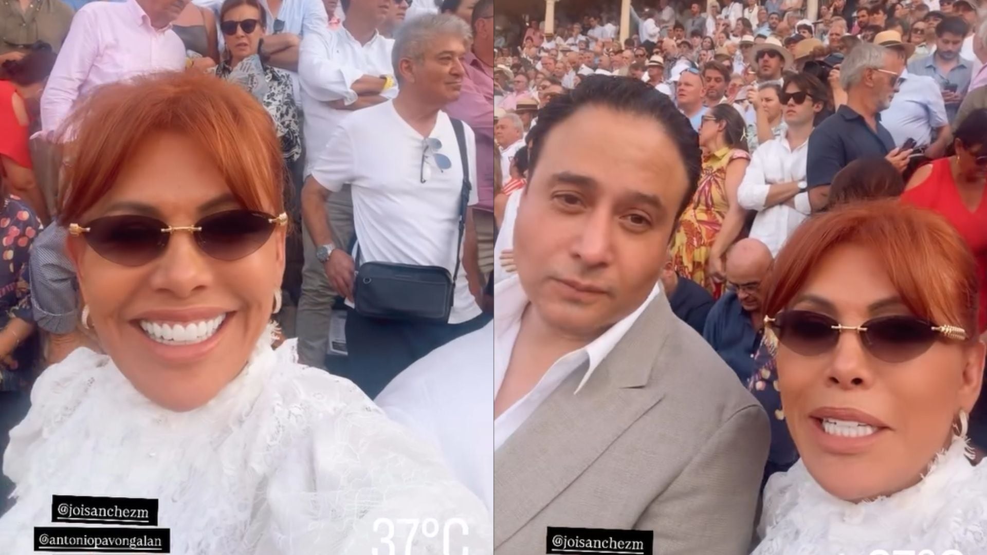 Magaly Medina es vista con Sir Winston, expareja de Sheyla Rojas, en España