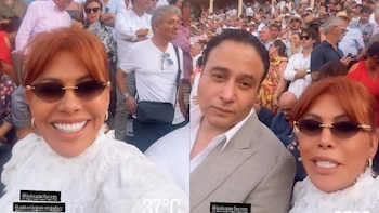 Magaly Medina es vista con Sir Winston, expareja de Sheyla Rojas, en España