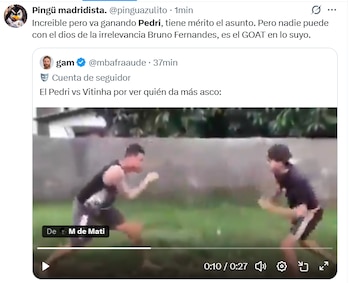 Meme Pedri y Vitinha. (X)