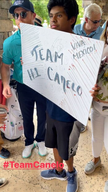 El púgil agradeció el