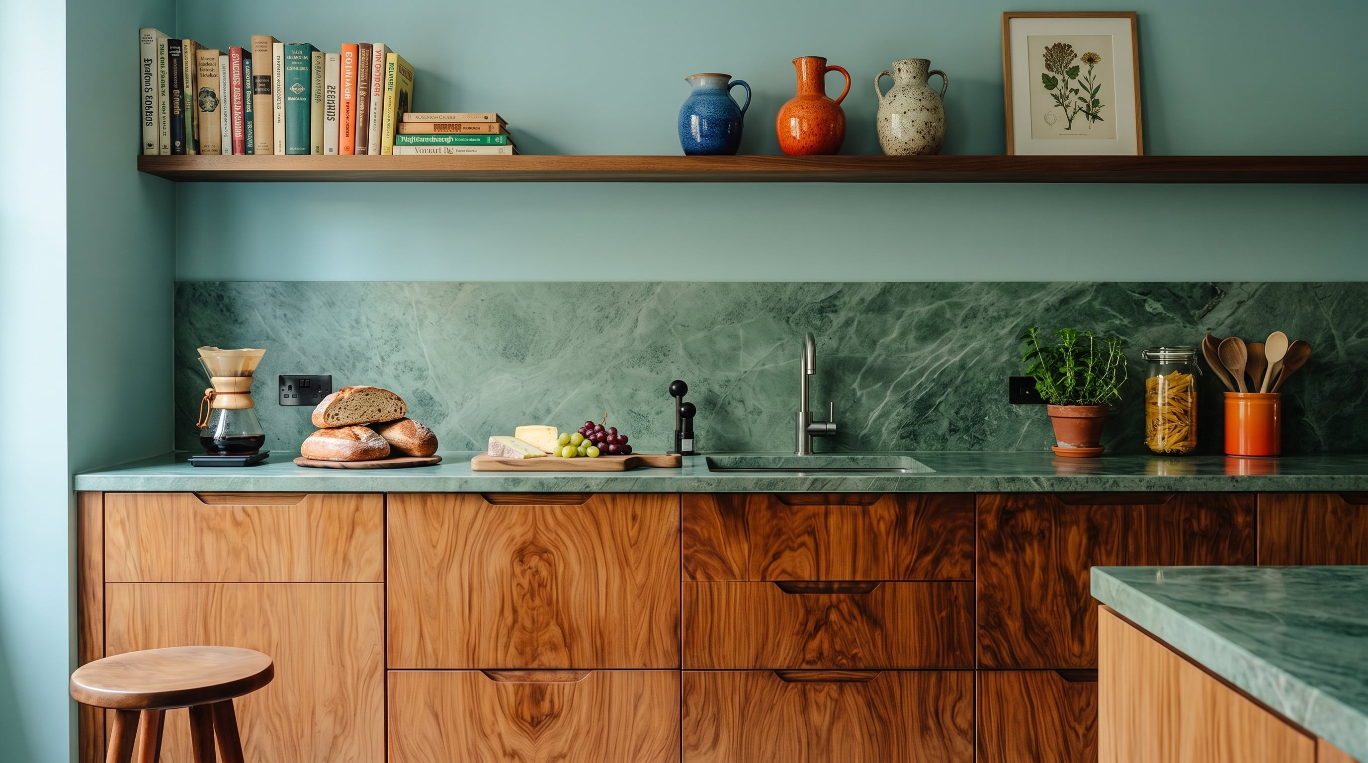 Los libros de cocina y los papeles sueltos pueden bloquear la ventilación o caer detrás del equipo. (Imagen Ilustrativa Infobae)
