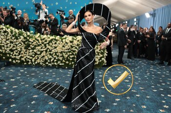 Demi Moore reinterpretó la sastrería