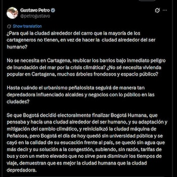 Cartagena se convierte en epicentro