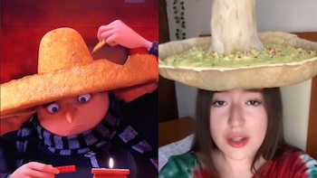 La joven presumió que logró