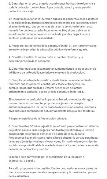 El presidente Gustavo Petro propuso