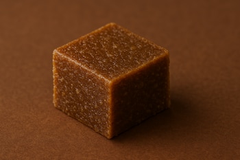 El jabón exfoliante de café