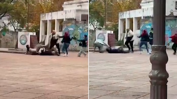 Locura en Paraná: un conflicto entre dos alumnos desató una violenta pelea entre familias a la salida de un colegio