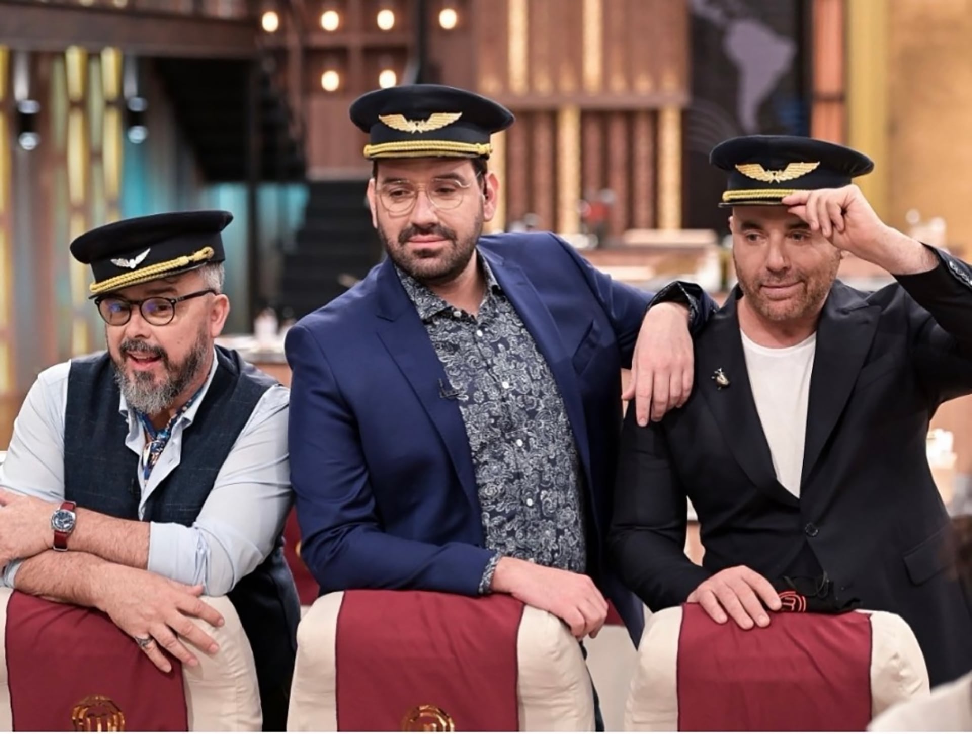 La química de Germán Martitegui, Donato De Santis y Damián Betular, uno de los grandes ingredientes de MasterChef Celebrity (Telefe)