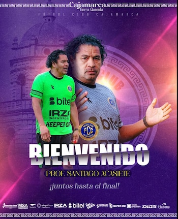 Santiago Acasiete – FC Cajamarca – Liga 1 – Perú – deportes – 21 octubre