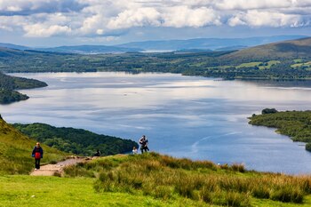 El lago Lomond, en Escocia