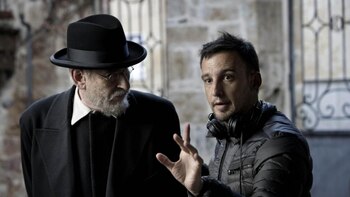 Alejandro Amenábar durante el rodaje