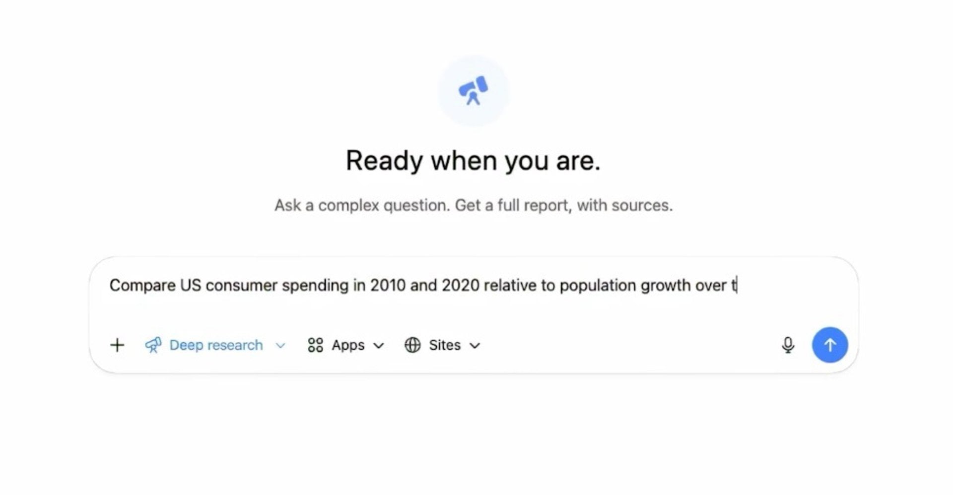 La investigación profunda con ChatGPT permite elegir aplicaciones y páginas web de confianza