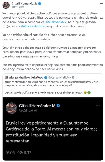 Así fue como discutieron ambas