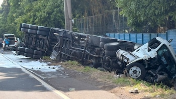 La colisión vial en el kilómetro 63 de la ruta a Masagua, en Escuintla, dejó tres fallecidos y tres heridos críticos el 19 de septiembre.