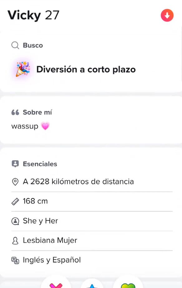La opción “tiempo de calidad” seleccionada en Tinder pone en foco el estilo amoroso de Young Miko