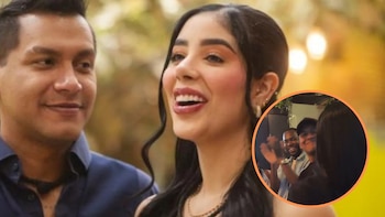 Juanda Caribe y Mariana Zapata protagonizaron un apasionado beso con el que habrían oficializado su relación: quedó en video
