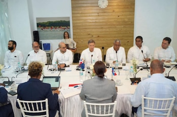 Las delegaciones agradecieron el respaldo internacional, especialmente de la ONU y la Fuerza de Supresión de Pandillas (GSF), para estabilizar Haití. (Cortesía: Cancillería de República Dominicana)