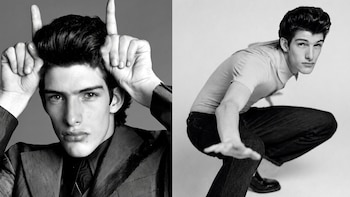 Se viralizaron fotos de Iván de Pineda a los 19 años modelando para Dolce & Gabbana y Armani en Vogue