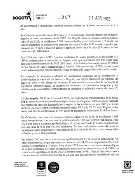 Las salas de urgencias en Bogotá al tope: el plan de la Secretaría de Salud para enfrentar la crisis hospitalaria - crédito Secretaría de Salud
