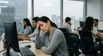 La depresión no siempre se