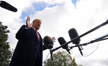 El presidente Donald Trump va