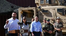 “No queremos tener una relación negativa con México”, asegura el vicepresidente de EEUU en visita a la frontera