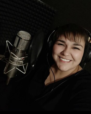 Marcela Navarro feliz con su